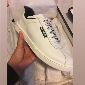 ❌SOLD❌ BNIB Authentic CHANEL white sneakers
